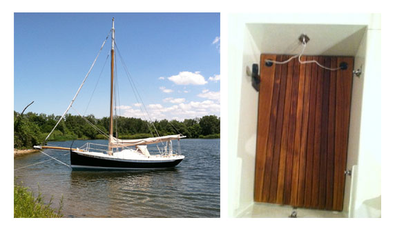 LadyJana Teak Sailboat Grate